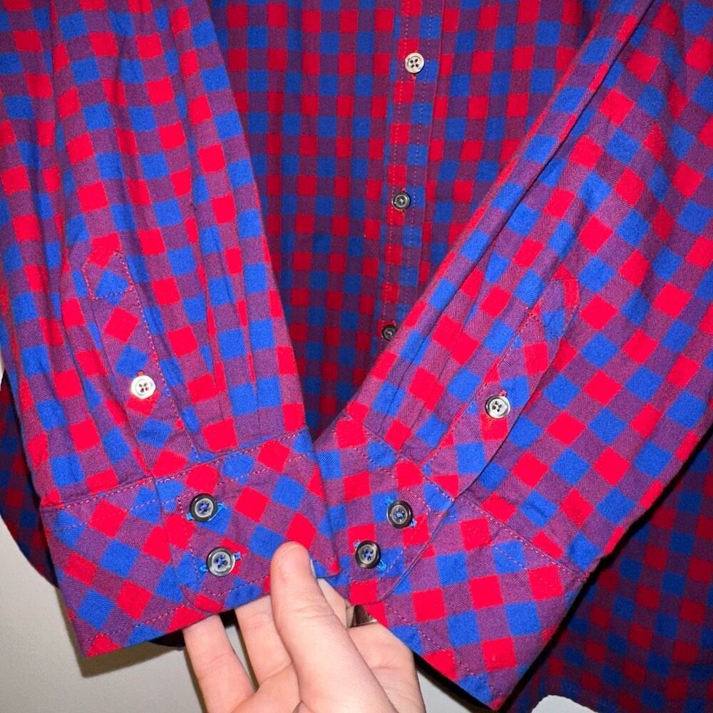 Talbots Petites Xlp Collared Button Down Ls Women… - image 5